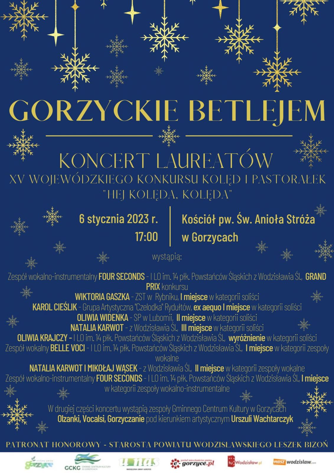 zaproszenie na koncert laureatów 